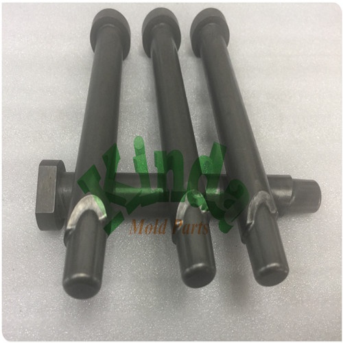 High precision customized core pin & ejector pins with nitrided and polished front point for injection mold parts