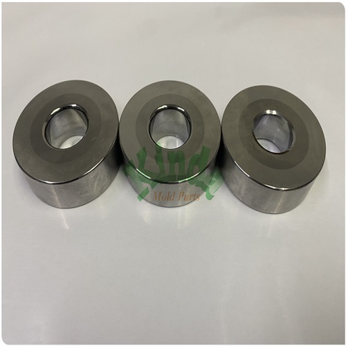 High precision hardened steel die bushes with carbide insert,  tungsten carbide steel  round die button with inner supper polished inner hole
