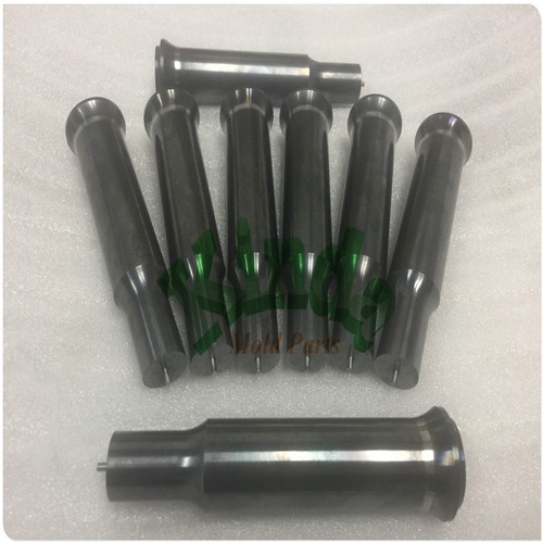 High precision bottle neck punch with ejector pin, special ejector punch with TICN coating, ejector punch with bottle neck head for press die tooling