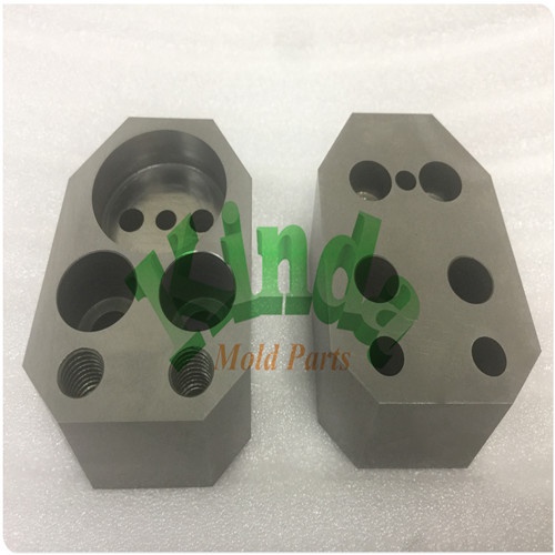 High precision customized metal punch  with inner thread holes, SKD11 hardened piercing forming punch for die press tooling