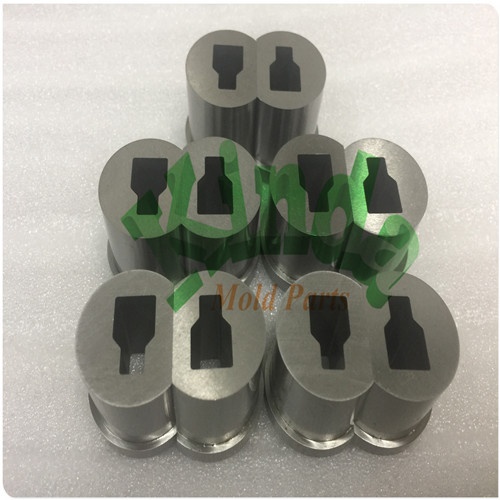 High precision special piercing die button & die bushes with cylindrical head, Wire EDM forming die bushes with laser marking