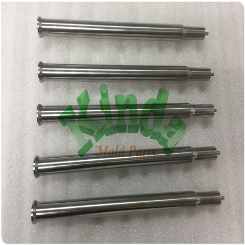 High precision ejector punch with conical head  similar to DIN 9861 D punch , piercing ejector punch with conical head, DIN 9861 D ejector punch  for die press tooling