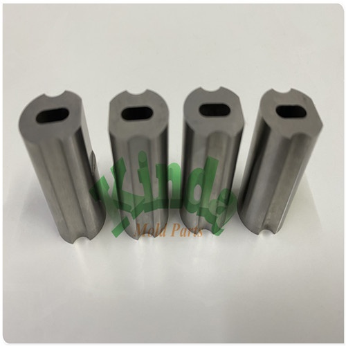 High Precision Wire cutting die bushes without head, special steel hardened  oblong die buttons with key flats