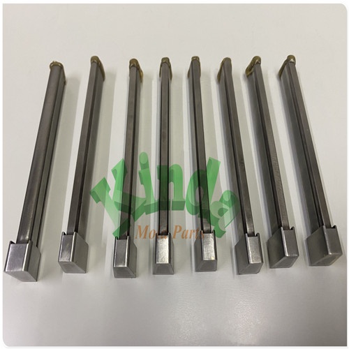 High Precision Tungsten Carbide punch with soldened steel head,  high polished froming carbide punch with steel head,  customized square carbide piercing punch with high quality