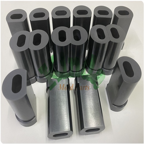 High Precision oblong die buttons  with cylindrical head,  SKH51 steel hardened special oblong die bushes with TICN coating
