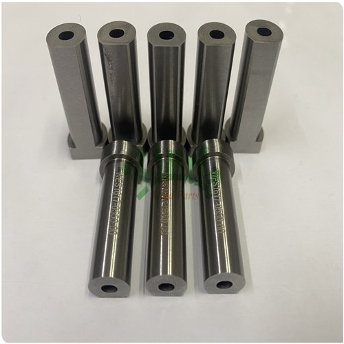 High precision oblong die buttons with cylindrical head, special oblong die bushing with head key flat, high speed steel hardened oblong cutting die buttons