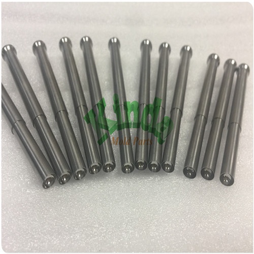 High Precision special forming punch pin with conical head,  custom core pins with super EDM polished point, DIN 9861 D punch for die toolings